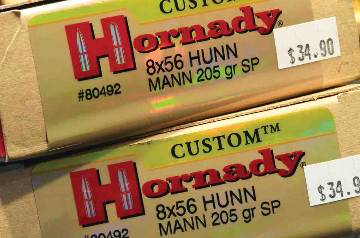 In the early 2000s, when Hungarian Mannlichers were becoming common, Hornady produced a run of ammunition for Graf & Sons using Prvi Partizan brass loaded with Hornady’s own excellent 205-grain Spire Point bullet.